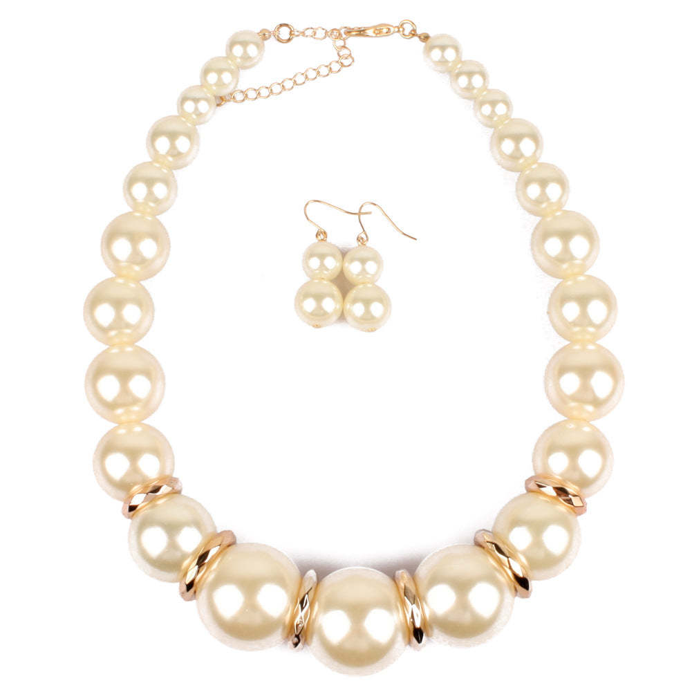 Catwalk Large Pearl Short Necklace