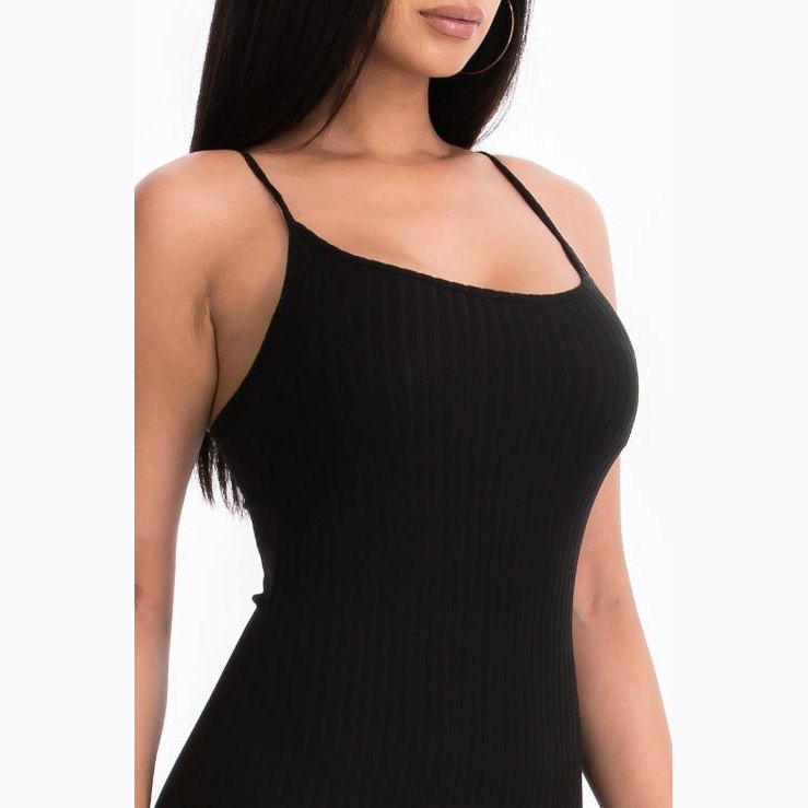 Ribbed Cami Soft Bodycon Dress
