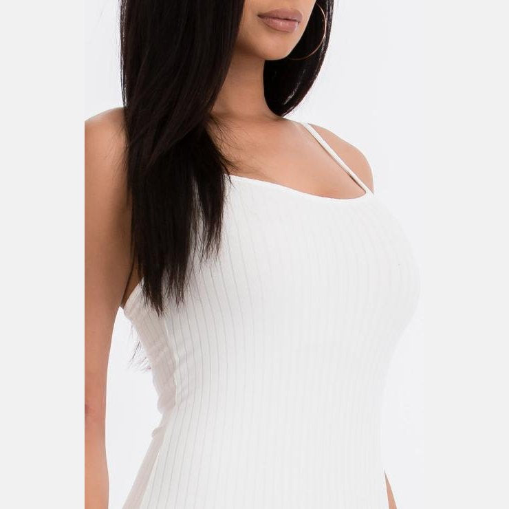 Ribbed Cami Soft Bodycon Dress