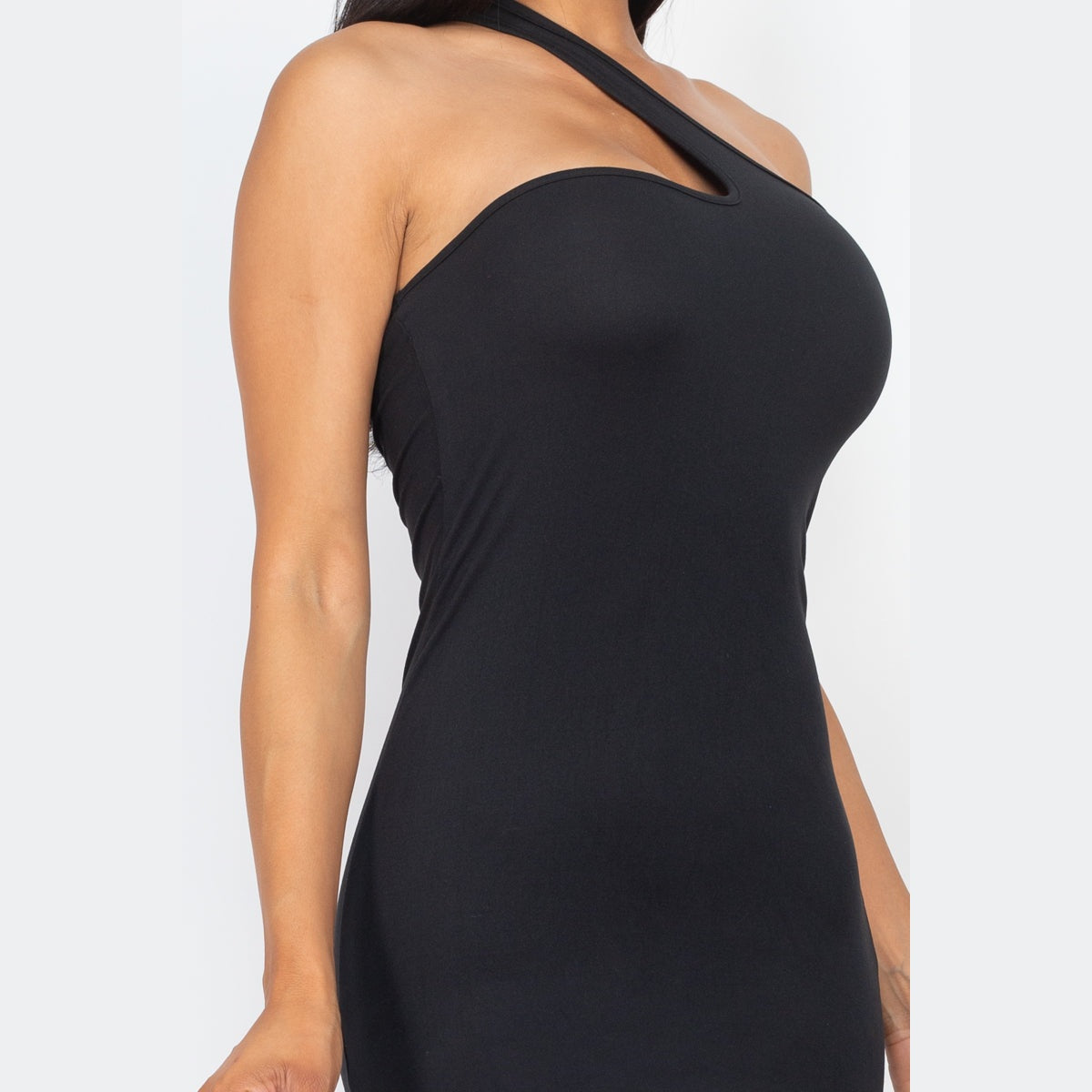 One Shoulder Bodycon Mini Dress