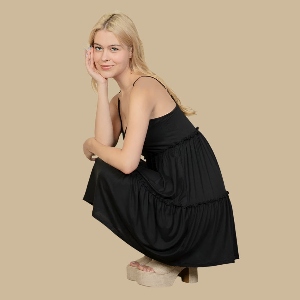 Tiered Cami Swing Dress