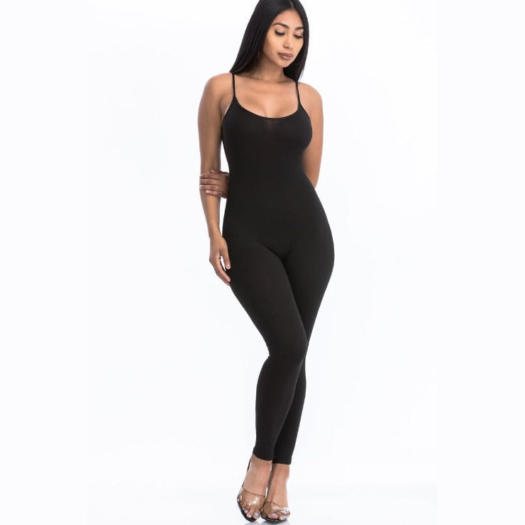 Solid Bodycon Cami Jumpsuit