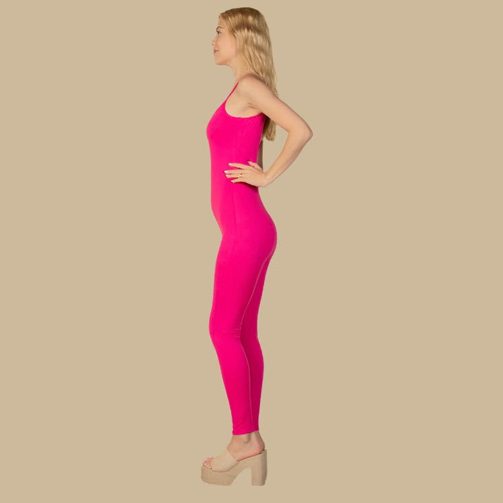Solid Bodycon Cami Jumpsuit