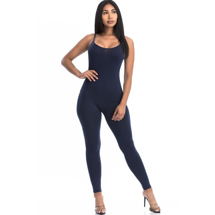 Solid Bodycon Cami Jumpsuit