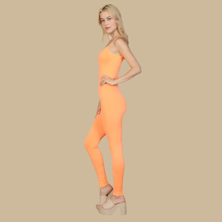 Solid Bodycon Cami Jumpsuit