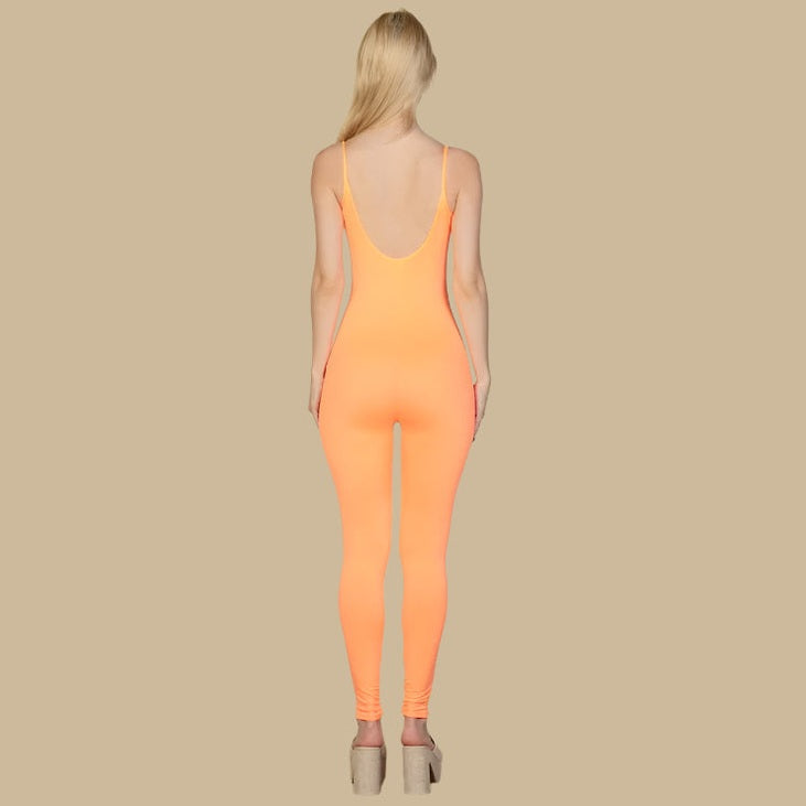 Solid Bodycon Cami Jumpsuit