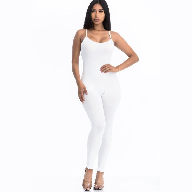 Solid Bodycon Cami Jumpsuit