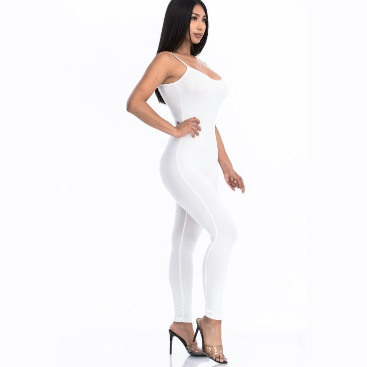 Solid Bodycon Cami Jumpsuit