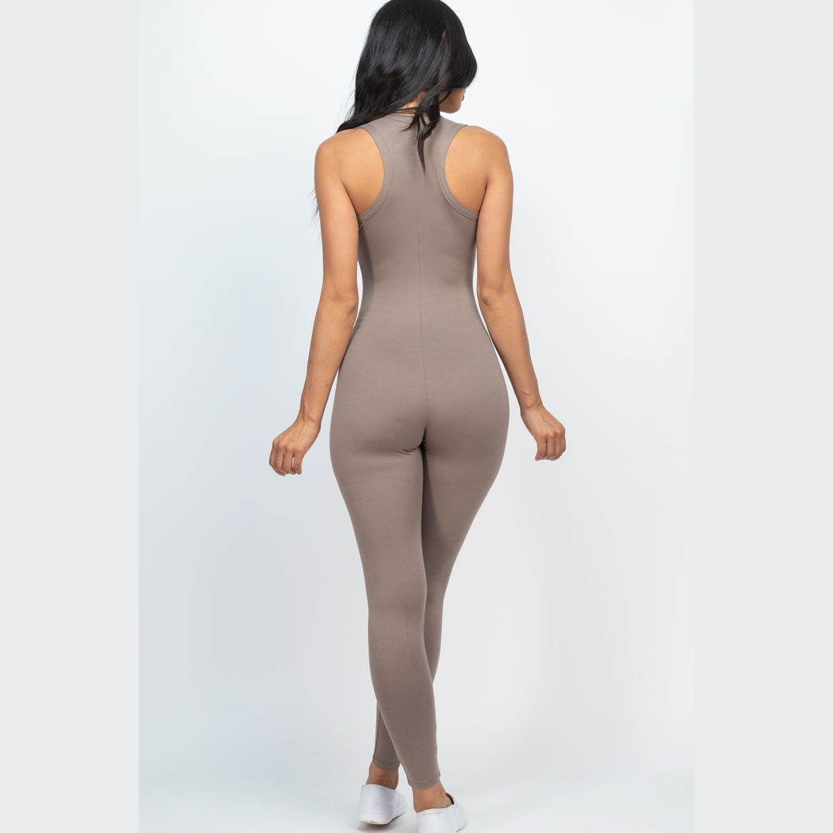 Racer Back Bodycon Jumpsuit