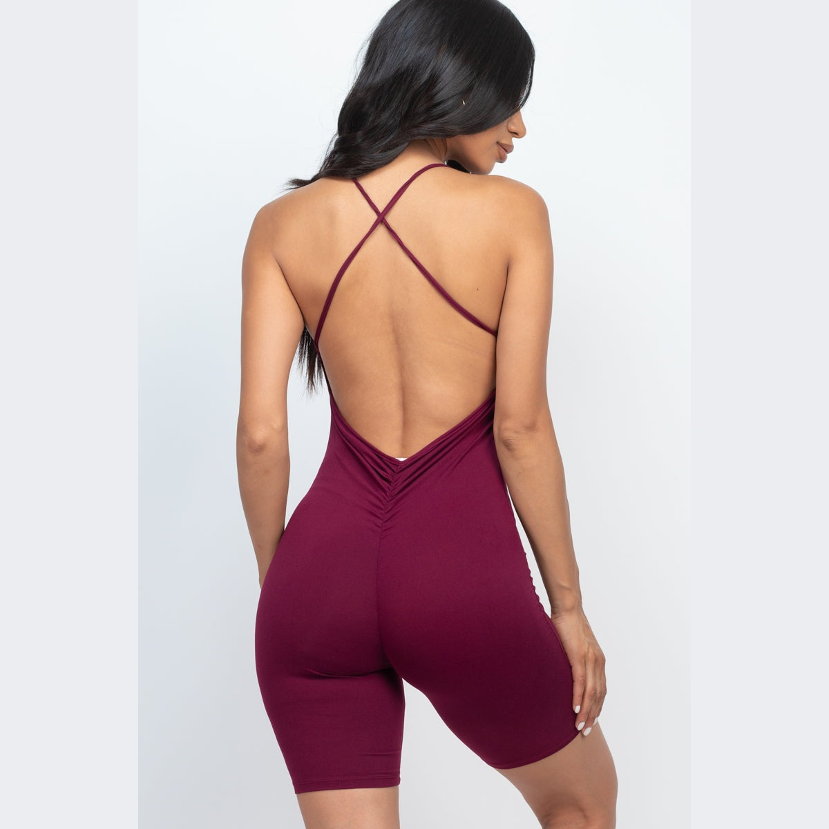 Crossback Bodycon Romper