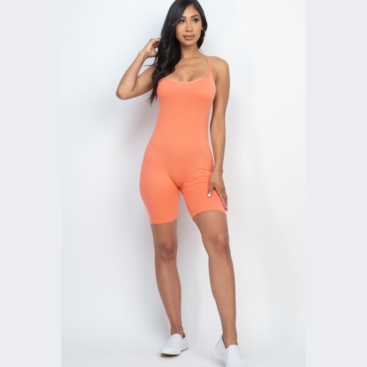 Crossback Bodycon Romper