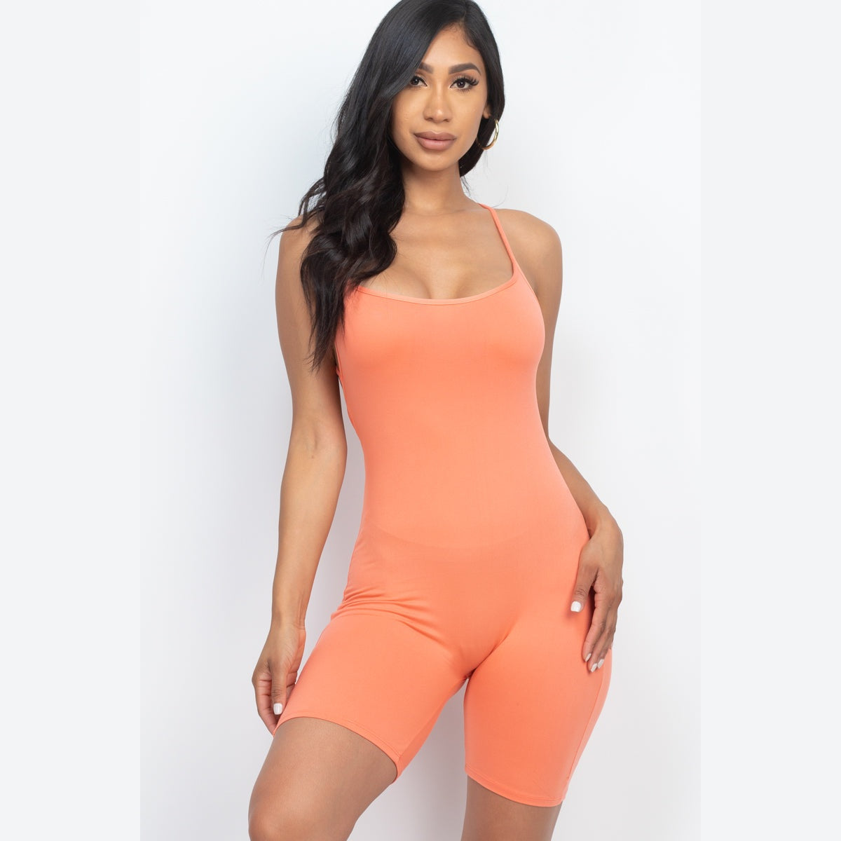 Crossback Bodycon Romper