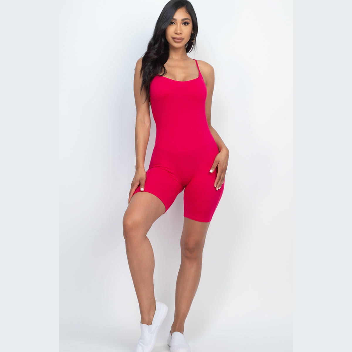 Crossback Bodycon Romper