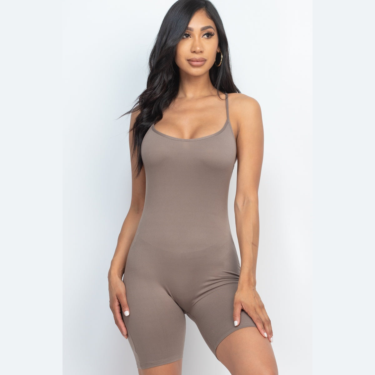 Crossback Bodycon Romper