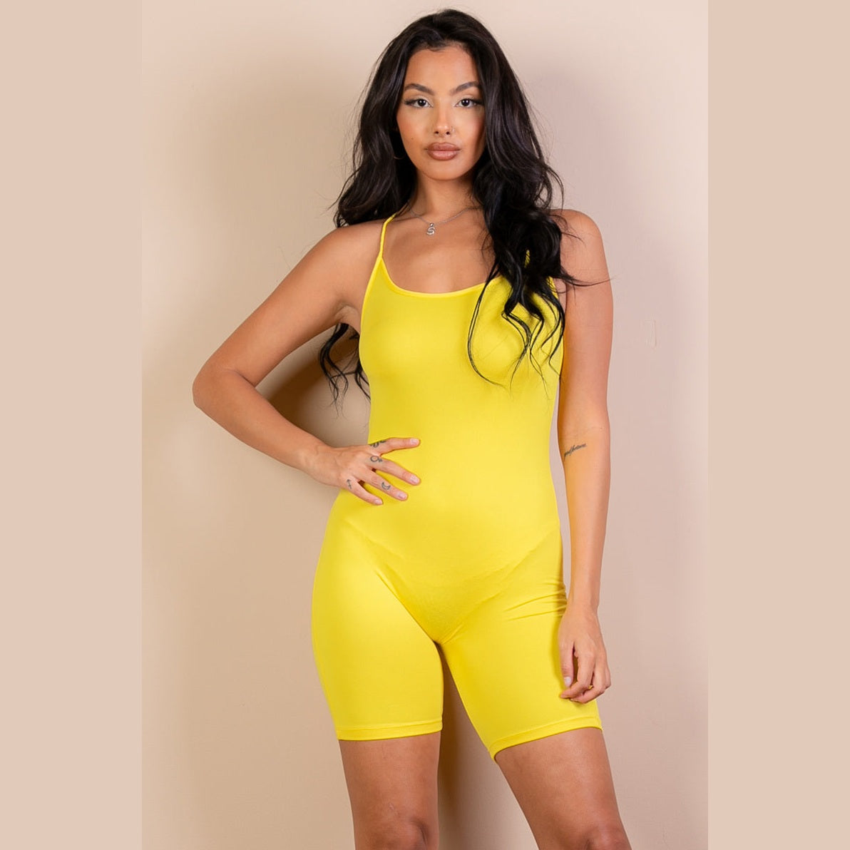 Crossback Bodycon Romper