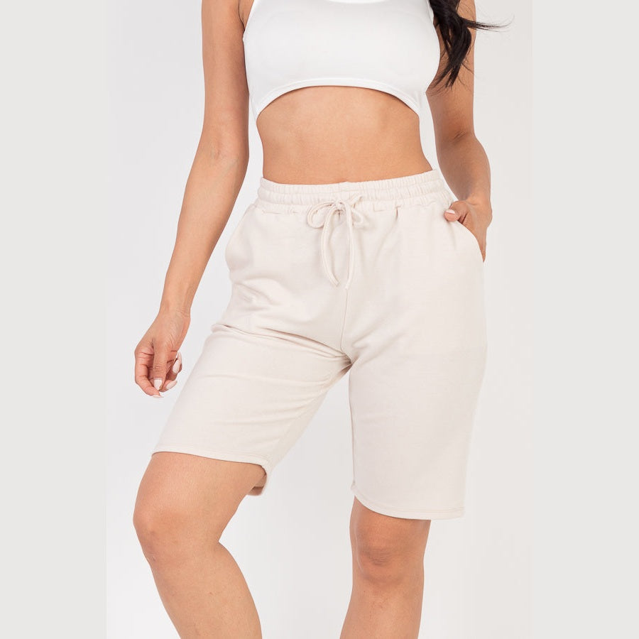 French Terry Bermuda Shorts