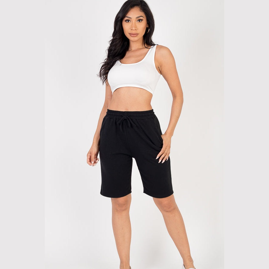 French Terry Bermuda Shorts