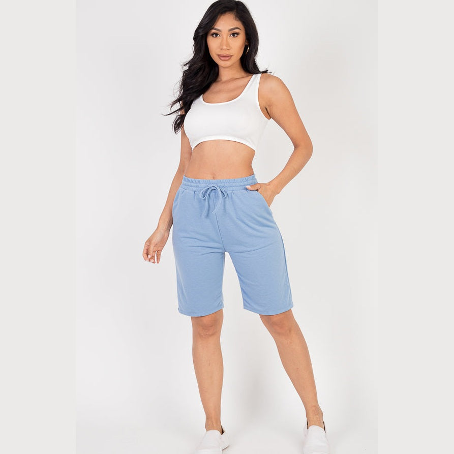 French Terry Bermuda Shorts