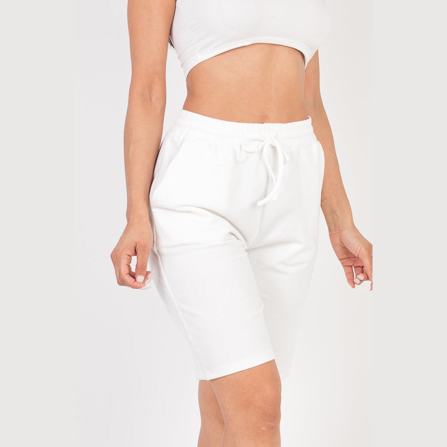 French Terry Bermuda Shorts