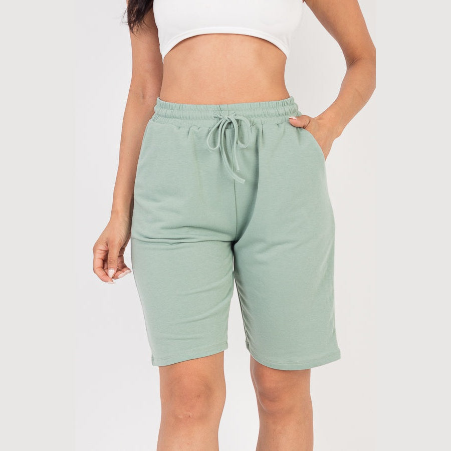 French Terry Bermuda Shorts