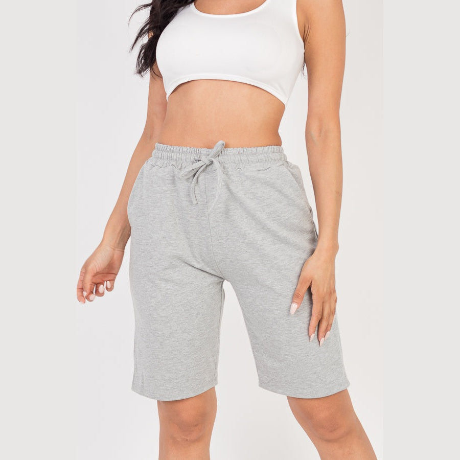 French Terry Bermuda Shorts