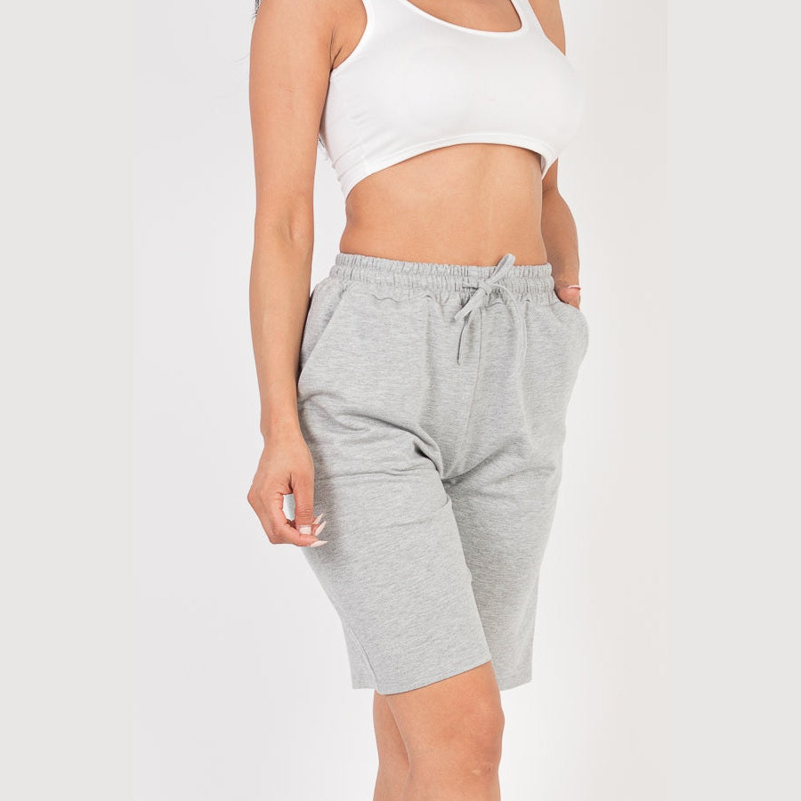 French Terry Bermuda Shorts