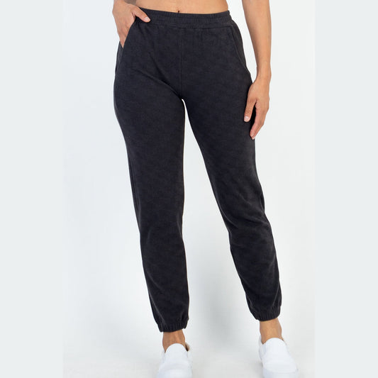 Ribbed Side Pocket Joggers