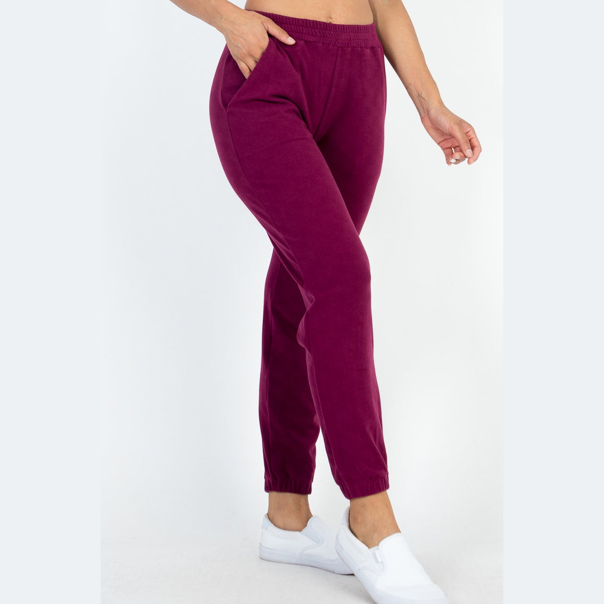 Ribbed Side Pocket Joggers