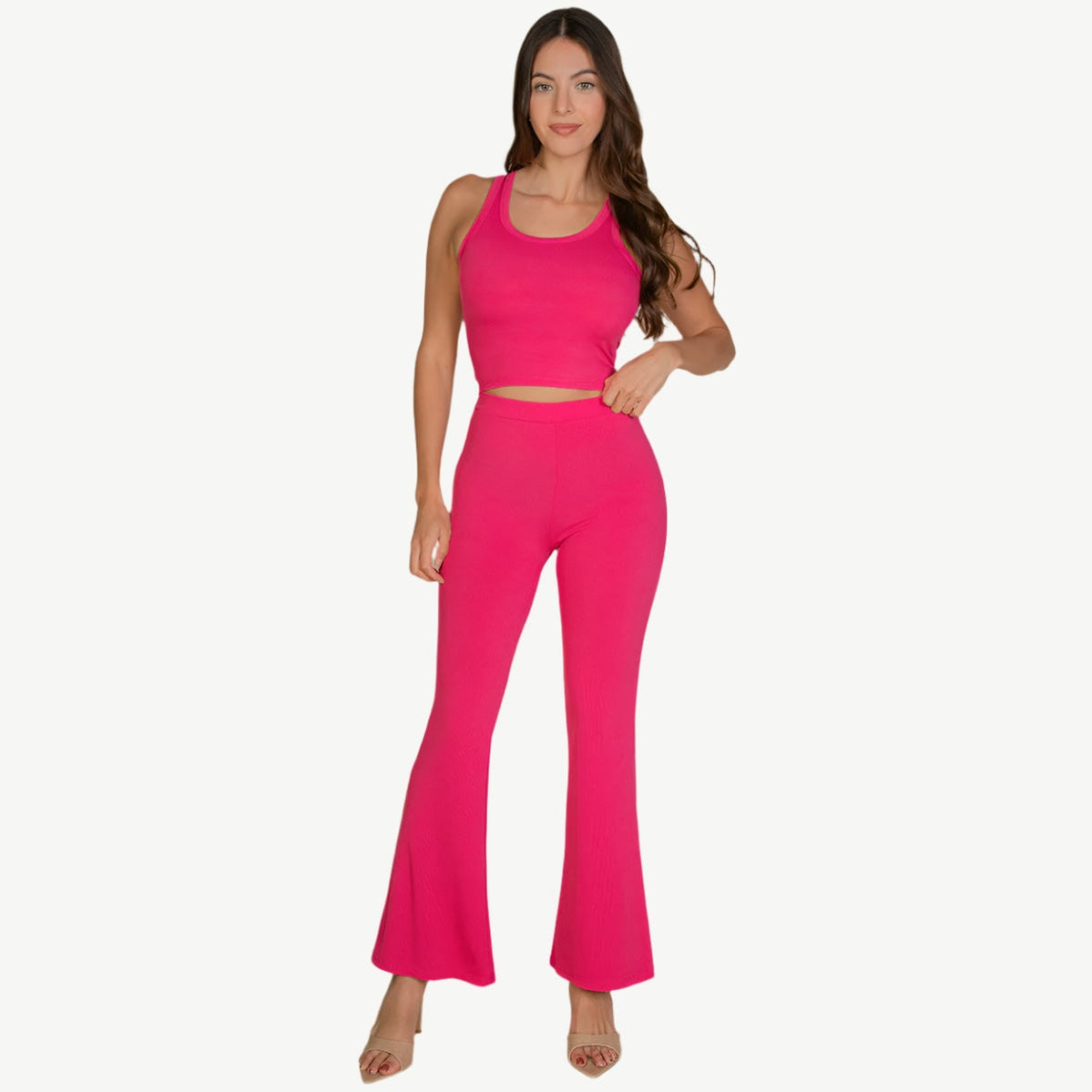High Waisted Flare Pants