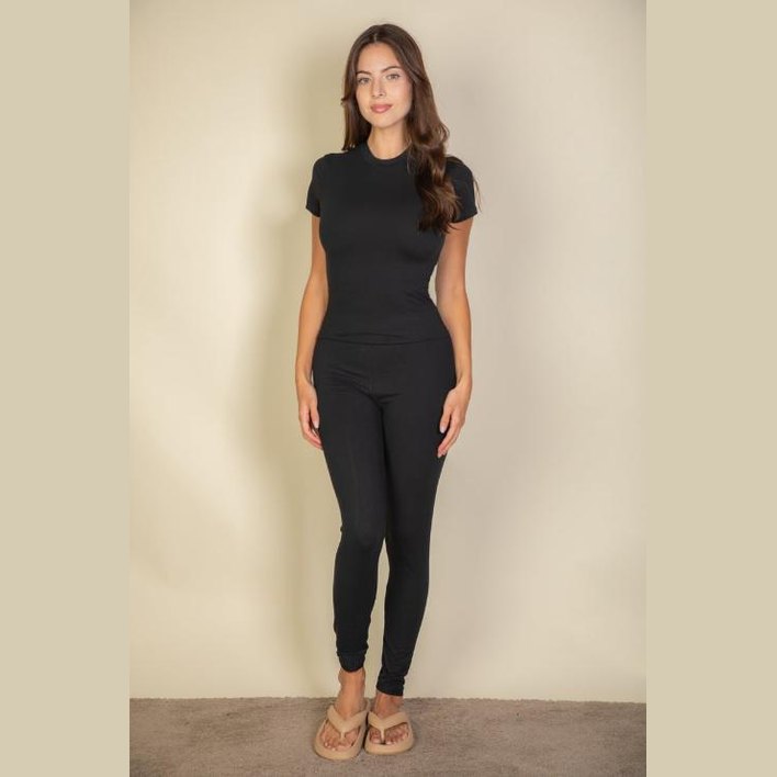 Basic Solid Leggings