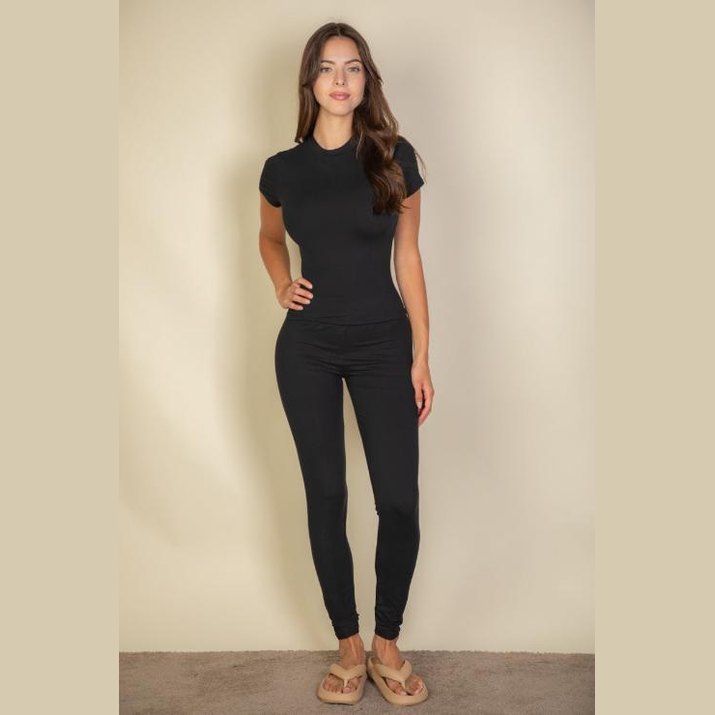 Basic Solid Leggings