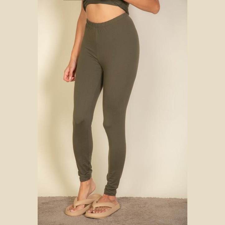 Basic Solid Leggings