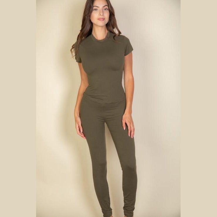 Basic Solid Leggings