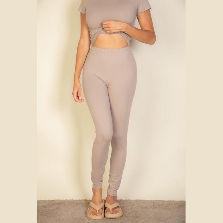 Basic Solid Leggings