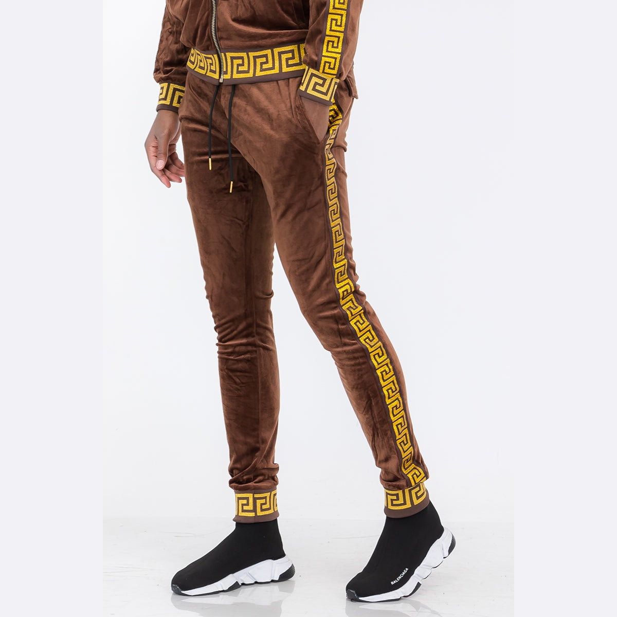 Status Velour Track Pants-8