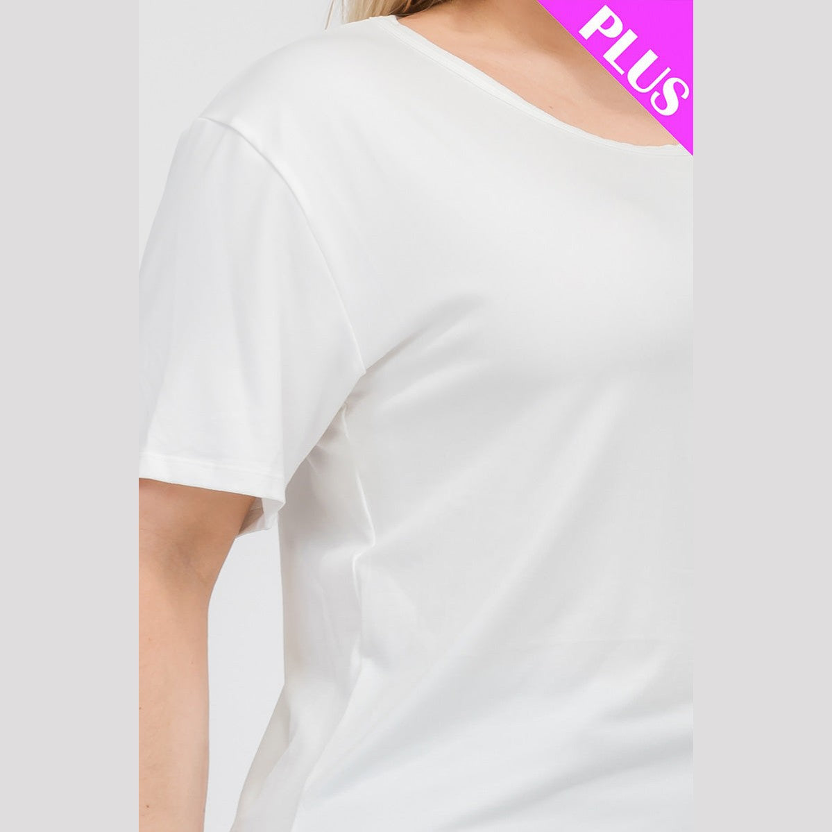 Plus Size Basic Short Sleeve T-shirt