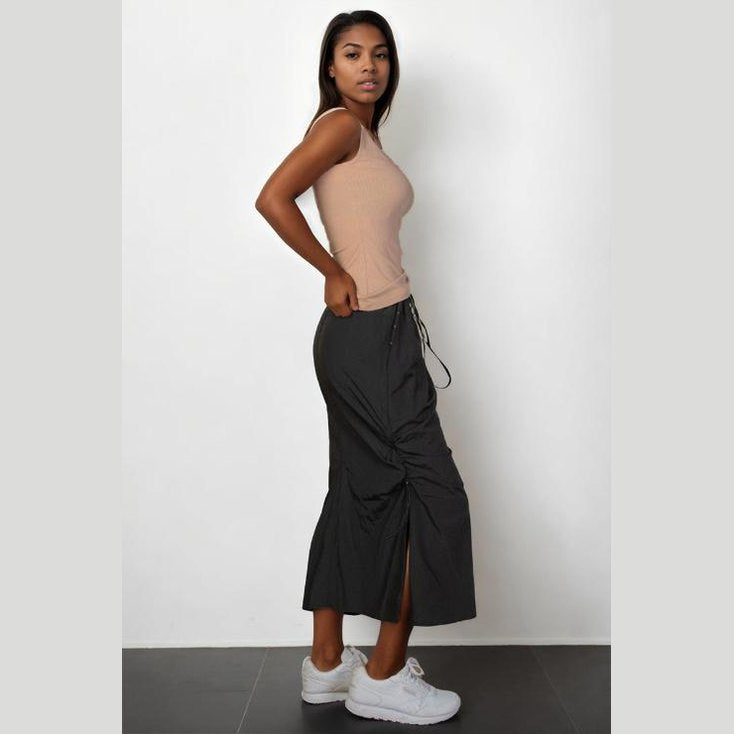 Ribbed V-Neck Sleeveless Top