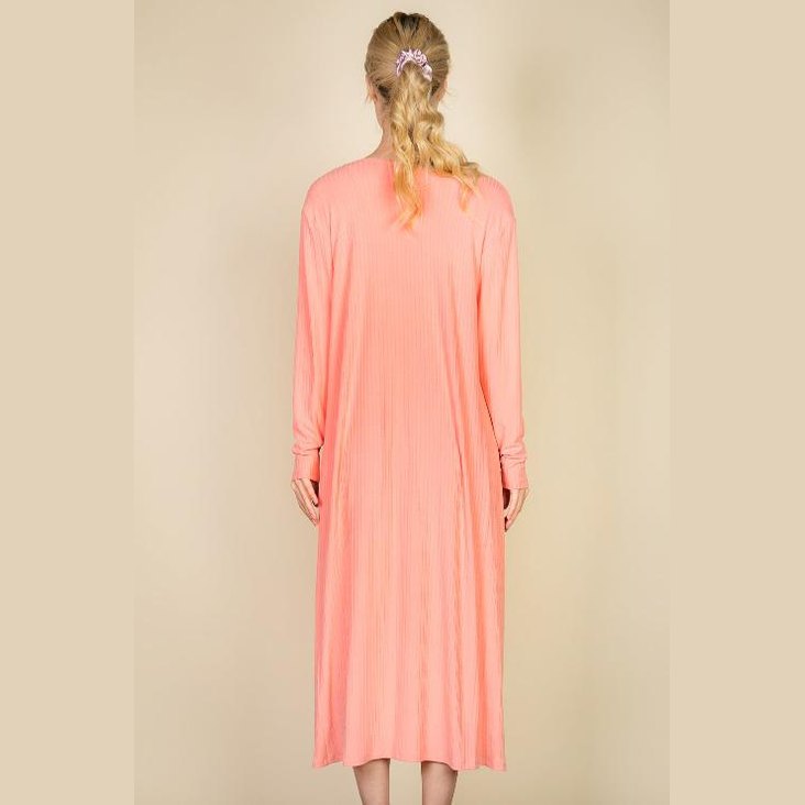 Ribbed Cardigan & Cami Midi Bodycon Dress