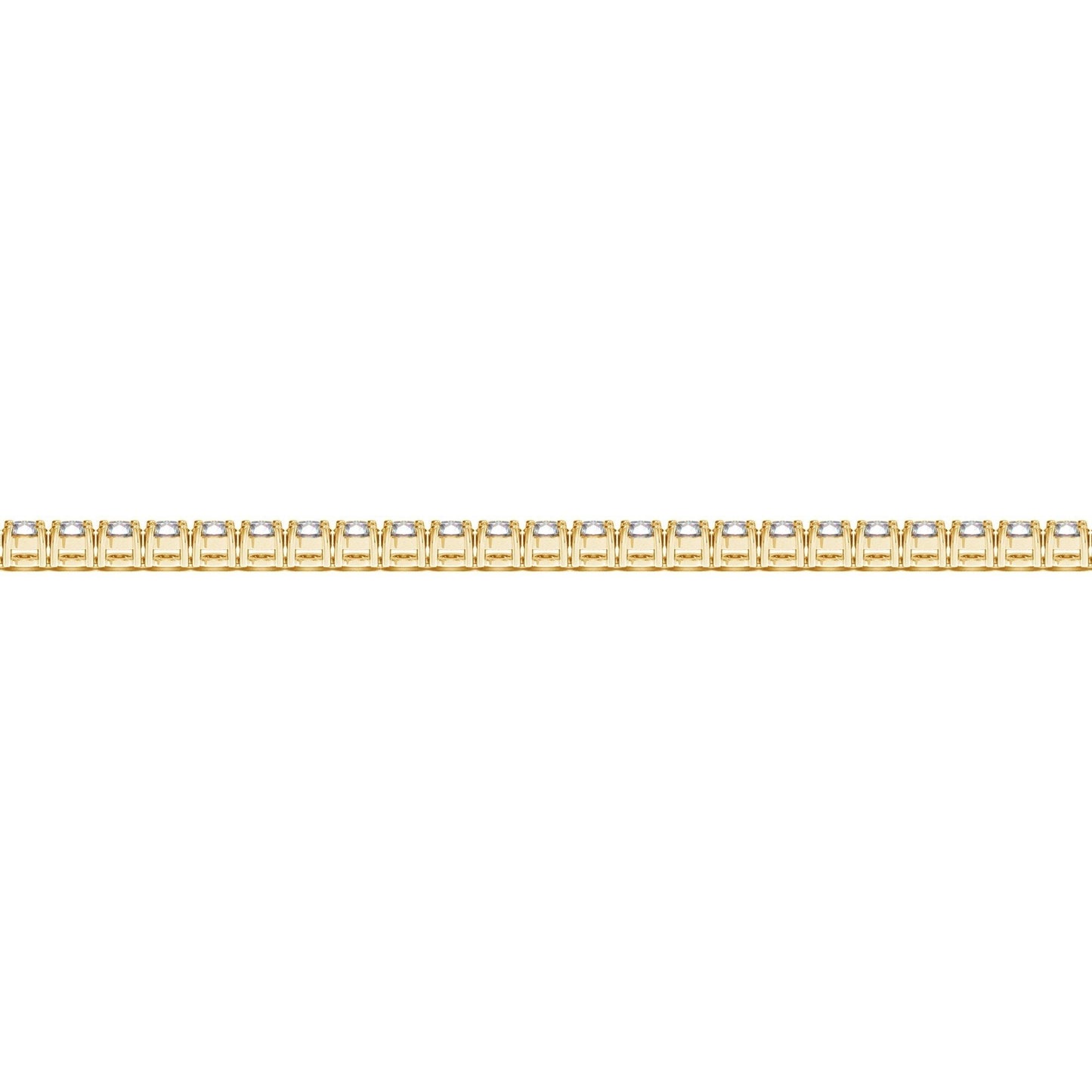 Lab Grown Round Diamond Tennis Bracelet in 14k Yellow Gold (2 cctw F/G VS2/SI1)