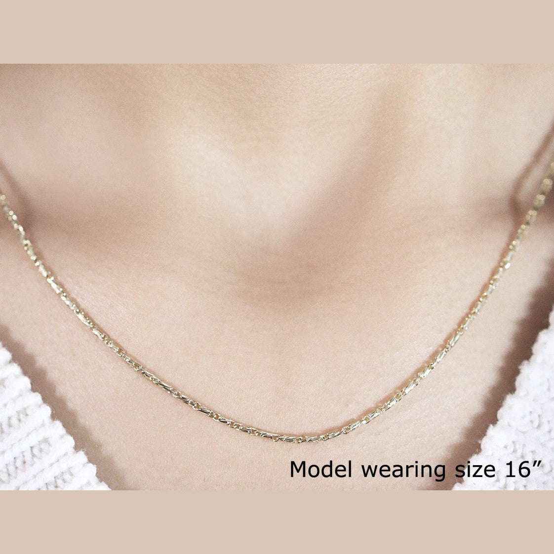 Diamond Cut Fancy Links Pendant Chain in Yellow Gold (1.50 mm)