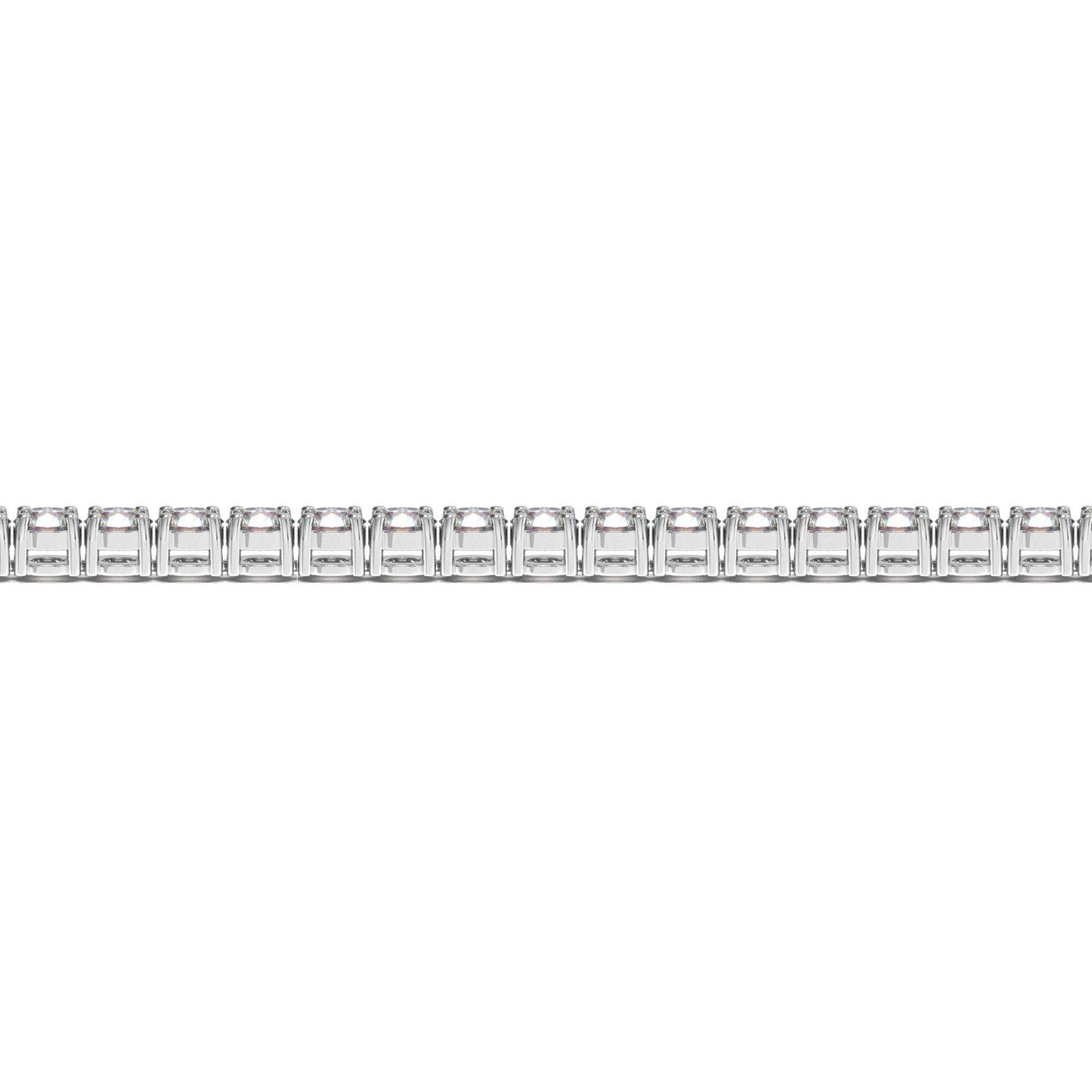 Lab Grown Round Diamond Tennis Bracelet in 14k White Gold (10 cctw F/G VS2/SI1)