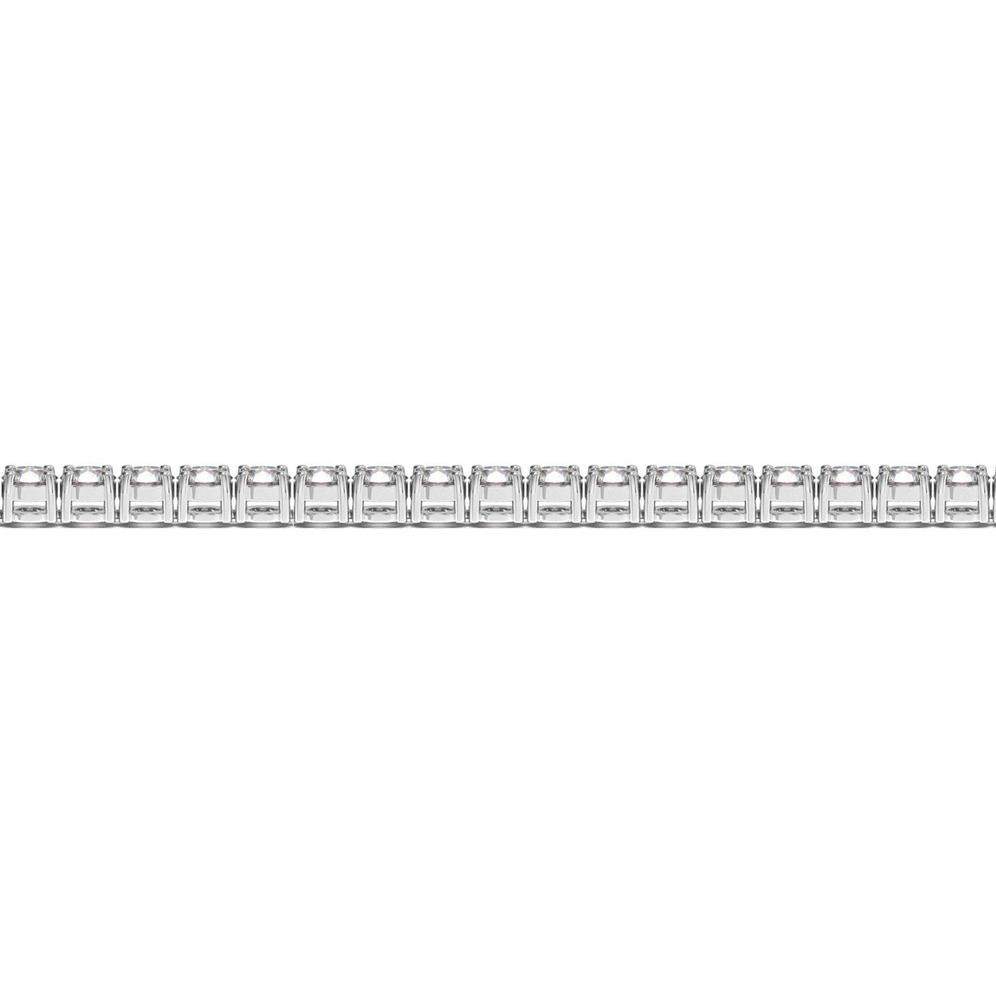 Lab Grown Round Diamond Tennis Bracelet in 14k White Gold (7 cctw F/G VS2/SI1)
