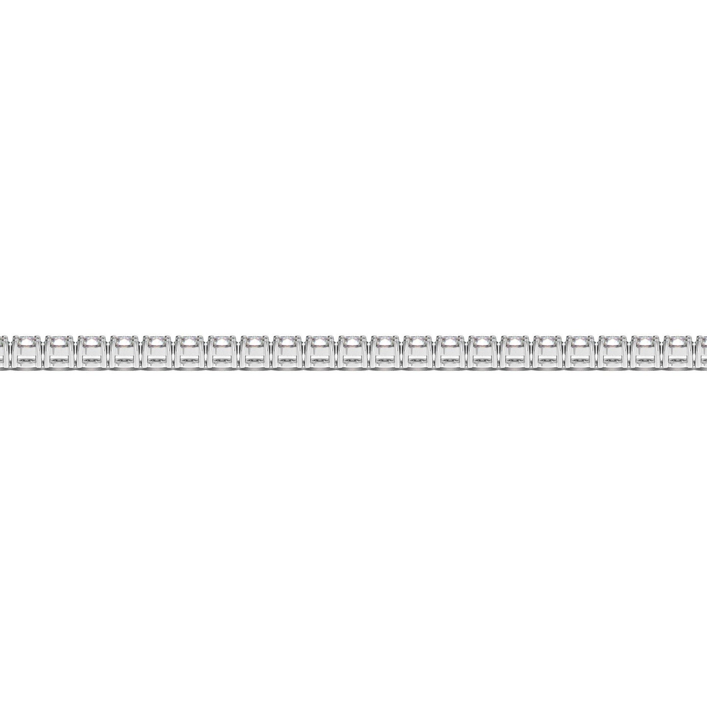 Lab Grown Round Diamond Tennis Bracelet in 14k White Gold (3 cctw F/G VS2/SI1)