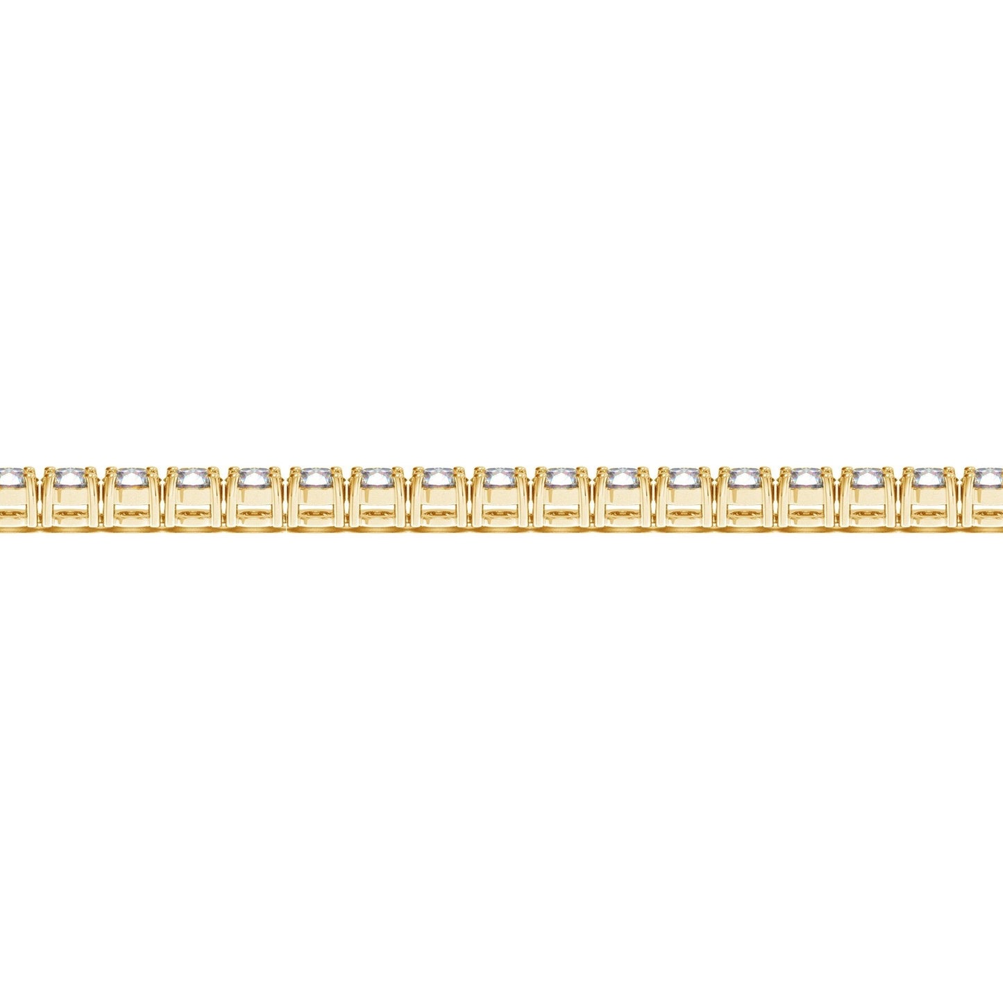 Lab Grown Round Diamond Tennis Bracelet in 14k Yellow Gold (6 cctw F/G VS2/SI1)