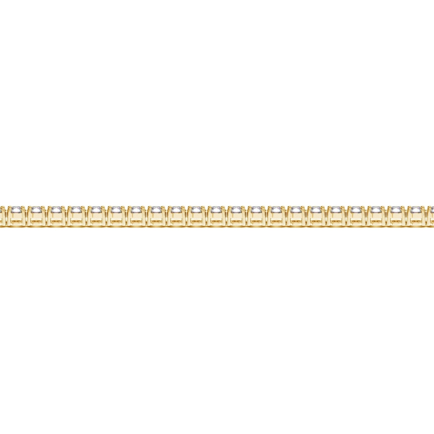 Lab Grown Round Diamond Tennis Bracelet in 14k Yellow Gold (3 cctw F/G VS2/SI1)