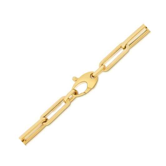 10K Yellow Gold Lite Paperclip Bracelet (4.20 mm)