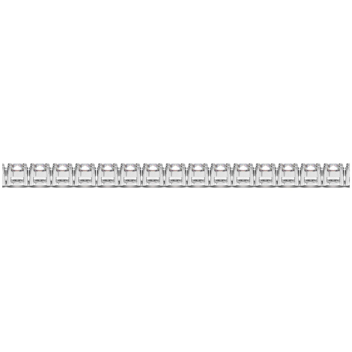 Lab Grown Round Diamond Tennis Bracelet in 14k White Gold (8 cctw F/G VS2/SI1)