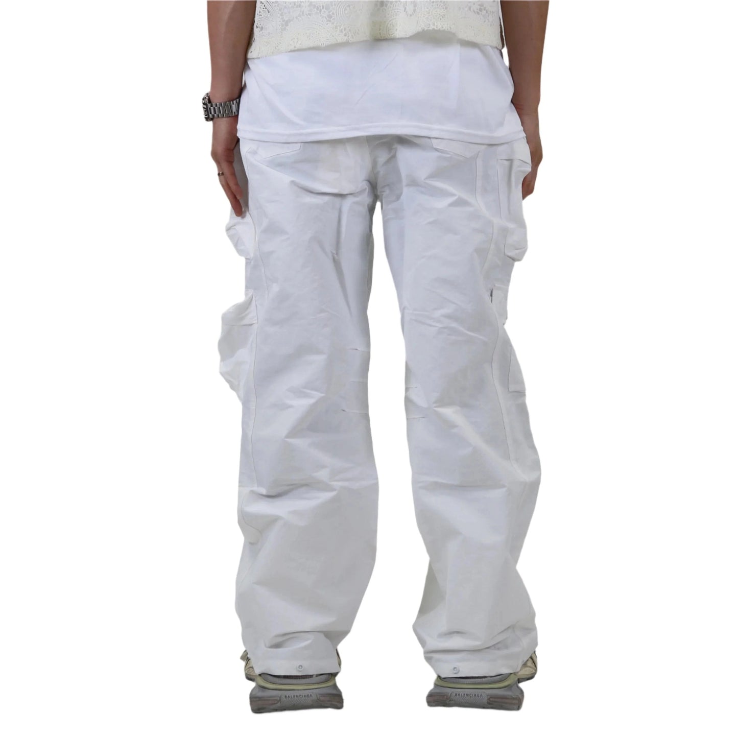 REVOL FINE TWILL NYLON BAGGY FIT CARGO PANTS