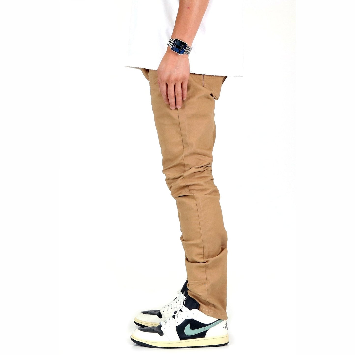 Men's Premium Wax Coated Skinny Denim Pants