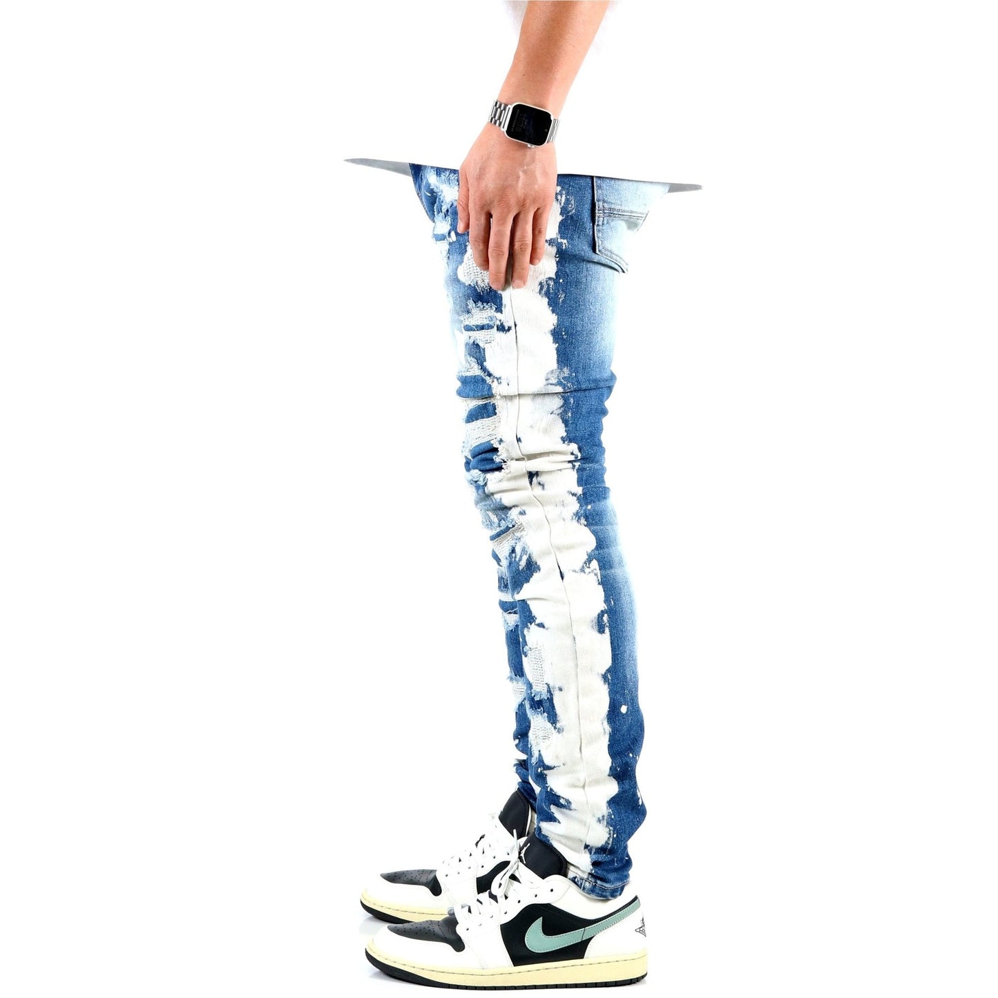 Men's Premium Heavy Washed Skinny Denim Pants